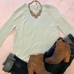 Sweater Jcrew mint compress